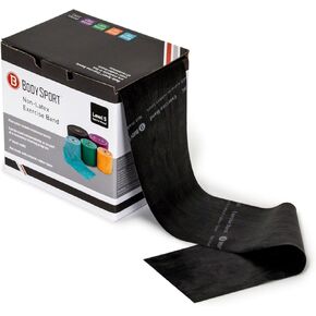 Body Sport Special Exercise Bands, Professional Resistance Bands for Home and Gym, 4 in. x 50 yd.