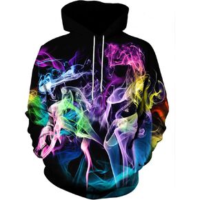Hgvoetty Unisex 3D Print Hoodies Graphic Space Pullover Hooded Sweatshirts for Men Women