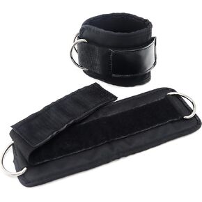 Trademark Innovations Ankle Fitness Workout Straps for Leg Cable Pulley Machines Set of 2