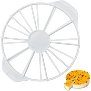 Cake Portion Marker, Round Cake Marker Divider with Double Sided Slices for Equal Portions, Divider 10 or 12 for Even Slices