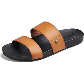 Reef Women's Cushion Vista Slide Sandal, Golden Hour, 8