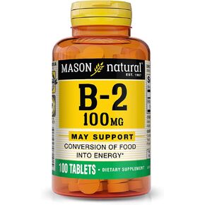 MASON NATURAL VITAMIN B-2 100mg 100 TABS