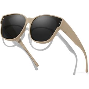 Kids Sunglasses Over Prescription Glasses Sun Glasses for Age 6-12 Boy Girl Polarized Lens Fit Over Sunglasses
