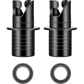 (2/Pack) Air Valve Adapter for Kayak Air Valve Adapter, Inflatable Boat Foot Pump Halkey-Roberts HR Hose Adapter, H-R Valve Adapter, Roberts (HR) Air Valve Adapter