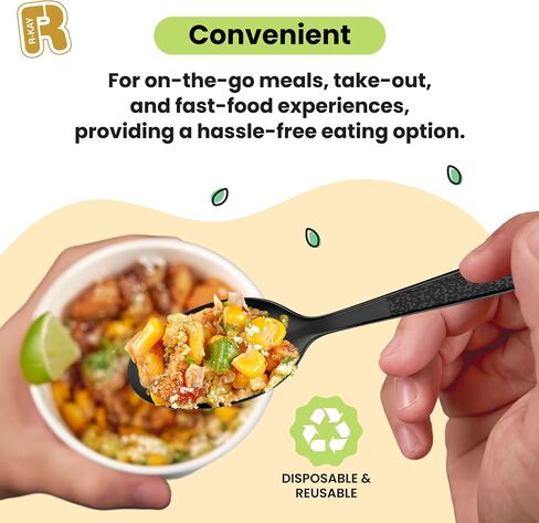 400 Count Plastic Silverware Heavy Duty - Clear Plastic Forks And Spoons Set - BPA Free Plastic Utensils Set - Heat Resistance Plastic Cutlery For All Occasions - 200 Forks And 200 Plastic Spoons in Saudi Arabia