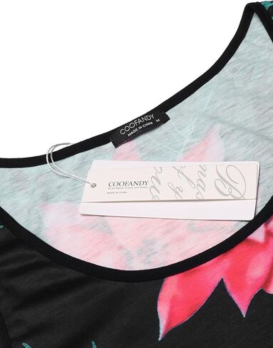 COOFANDY Mens Floral Tank Top Beach Summer Graphic Hawaii All Over Print Vacation T Shirt 2 Pack-Black/White Medium Sleeveless in Saudi Arabia