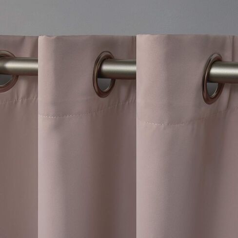 زوج ستائر علوية حصريًا من Home Academy Total Blackout Grommet، مقاس 52 بوصة × 84 بوصة، برتقالي مكة in Kuwait