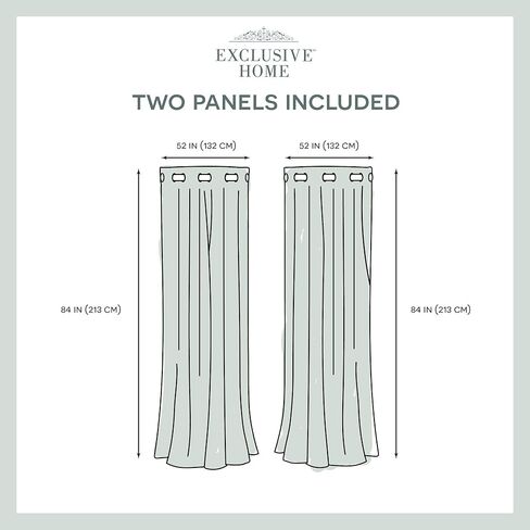 زوج ستائر علوية حصريًا من Home Academy Total Blackout Grommet، مقاس 52 بوصة × 84 بوصة، برتقالي مكة in Kuwait