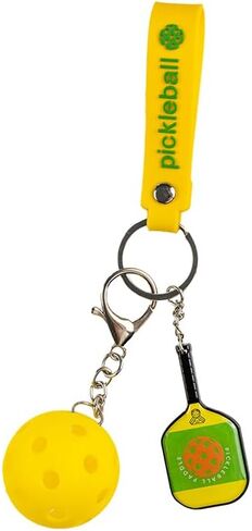 Pickleball Keychains - Mini Pickleball Ornaments for Pickleball Lovers Pickleball Keychain pickleball accessories gifts pickleball accessories women - Perfect Pickleball Gifts in Saudi Arabia