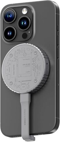 حاوية Hagibis المغناطيسية M.2 2230 NVMe SSD مع Magsafe لهاتف iPhone 15 Pro Max ProRes، USB C 3.2 Gen2 Type-C 10 جيجابت في الثانية إلى NVMe PCI-E، حافظة SSD خارجية من الألومنيوم لأجهزة MacBook وiPad Pro وAndroid in Kuwait