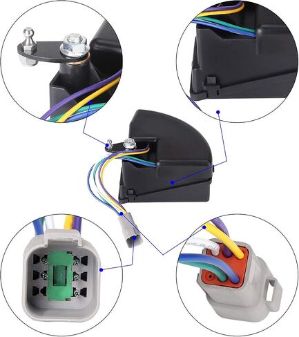 10L0L Golf Cart V-Glide Wiper Switch Assembly for Club Car DS 48 Volt G/E (1998-1999) - OEM # 101932003 in Saudi Arabia