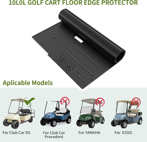 10L0L Golf Cart Floor Mats for Club Car DS Full Coverage Anti Slip Liner Mat in Saudi Arabia