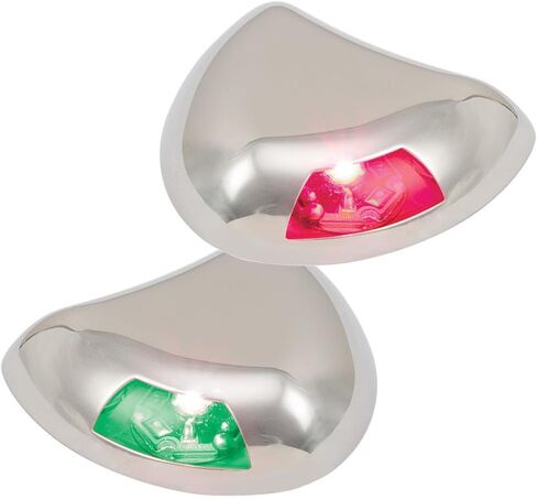 مصابيح جانبية LED من سلسلة Perko Stealth - تركيب أفقي - أحمر/أخضر in Kuwait