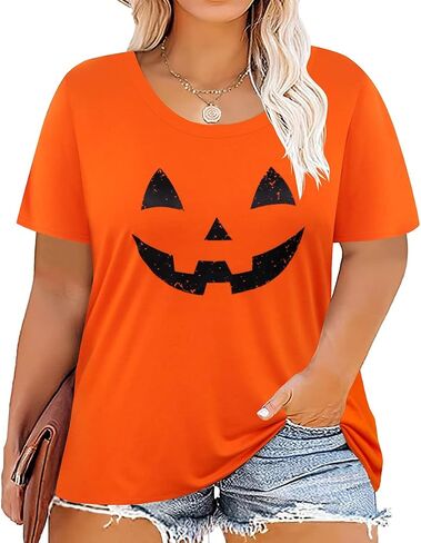 RITERA Plue Size Tops for Women Short Sleeve Crewneck Summer Casual Tshirts Oversized Loose Fit Tunic Blouses XL-5XL in Saudi Arabia