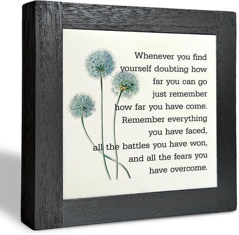 Inspirational Quote Wood Plaque Sign, Be Brave Sign, Whenever You Find Yourself... Box Wood Plaques Desk Décor, Motivational Box Wood Sign, Graduation Decor Gift, Inspirational Quotes Gift in Saudi Arabia
