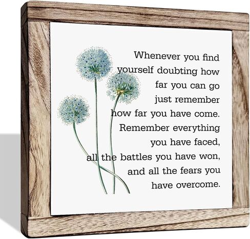 Inspirational Quote Wood Plaque Sign, Be Brave Sign, Whenever You Find Yourself... Box Wood Plaques Desk Décor, Motivational Box Wood Sign, Graduation Decor Gift, Inspirational Quotes Gift in Saudi Arabia