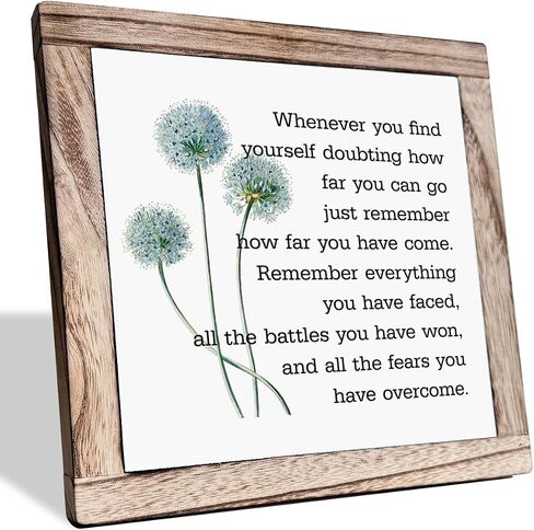 Inspirational Quote Wood Plaque Sign, Be Brave Sign, Whenever You Find Yourself... Box Wood Plaques Desk Décor, Motivational Box Wood Sign, Graduation Decor Gift, Inspirational Quotes Gift in Saudi Arabia