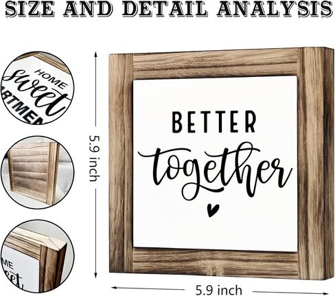 If My Mouth Doesn't Say It My Face Definitely Will Sign, Farmhouse Wood Sign, Rustic Wooden Plaques Sign 5.9×5.9 inches, Small Wood Sign, Office Desk Decor, Farmhouse Home Decor, Table Decor Art in Saudi Arabia