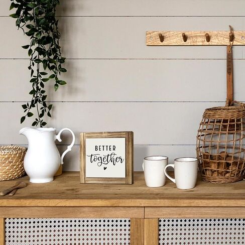If My Mouth Doesn't Say It My Face Definitely Will Sign, Farmhouse Wood Sign, Rustic Wooden Plaques Sign 5.9×5.9 inches, Small Wood Sign, Office Desk Decor, Farmhouse Home Decor, Table Decor Art in Saudi Arabia