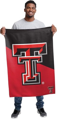 FOCO NCAA Texas Tech Red Raiders للجنسين مزدوج الجوانب 40 بوصة × 28 بوصة شعار الفريق علم عمودي، عمودي 40 بوصة × 28 بوصة، مقاس واحد in Saudi Arabia