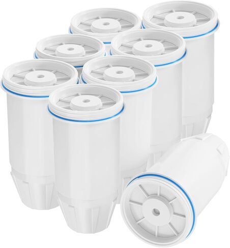 ZR-001 Replacement Water Filters for Pitchers and Dispensers Fit for ZR-001 ZR-017 ZR-004 ZD-013 ZS-008, 6 Stage Filtration System for Remove Lead, Chlorine, Fluoride, PFOA/PFOS,TDS -Pack of 12 in Saudi Arabia
