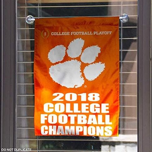 College Flags & Banners Co. Clemson Tigers 3 Time National Champions Garden Flag in Saudi Arabia