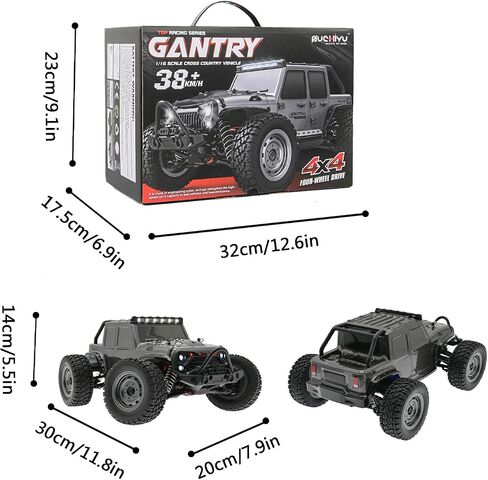 SCY16103 Pro Brushless RC Car 1/16 RC Truck with High Speed Max 70km/h 4 Channels Remote Control Truck 4WD RC Cars for Adults with 3pcs Upgraded 1500mah Battery (Red) in Saudi Arabia