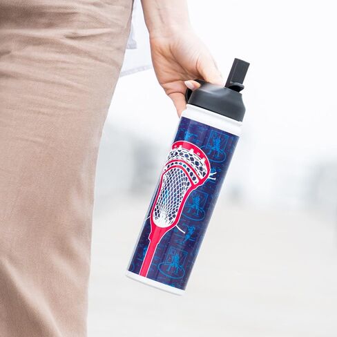 ChalkTalkSPORTS Lacrosse Insulated Water Bottle | Lacrosse Stick in Saudi Arabia