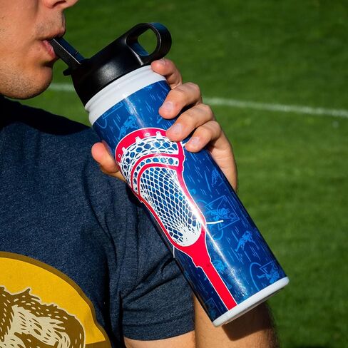 ChalkTalkSPORTS Lacrosse Insulated Water Bottle | Lacrosse Stick in Saudi Arabia
