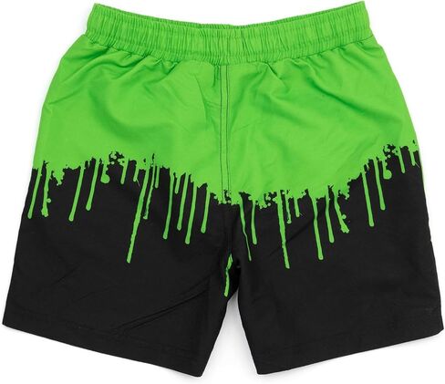 Teenage Mutant Ninja Turtles Boys Swim Shorts | Kids Graphic Swimming Pants | TMNT Drawstring Waistband Swimwear Trunks in Saudi Arabia