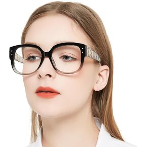 OCCI CHIARI Thick Oversized Reading Glasses Women Trendy Readers Thic Style