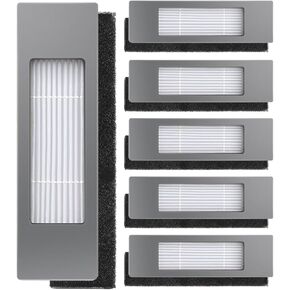 Replacement Filters for ECOVACS Deebot Ozmo T8 T8+ T8 Aivi T8 AIVI+ T8 MAX T9+ T5 N8+ / N8+ N8 Pro N8 Pro + / N8 Pro+ N10 + N7 OZMO 920 950 for Yeedi Vac 2 Pro Vac Max Vac Station Vacuums
