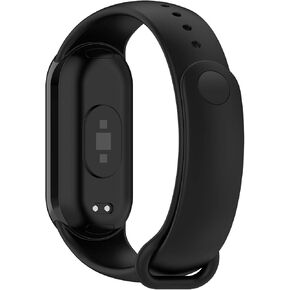 Replacement Band Compatible with Xiaomi Band 8, Replacement Silicone Wrist Strap Bracelet Band, Soft And Durable(Stainless Steel Buckle)