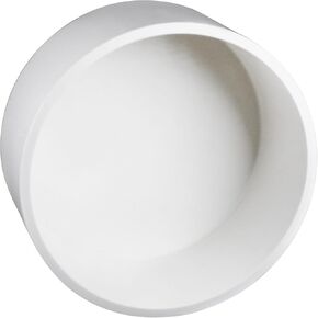 Utoolmart 6 "تركيب غطاء نهاية الأنبوب PVC، محول قابس غطاء نهاية الأنبوب PVC، تركيبات مقبس توصيل الأنابيب البلاستيكية، يجعل وصلات التصاق الغراء PVC للاستخدام مع أنابيب الصرف الصحي والصرف مقاس 6 بوصات، أبيض