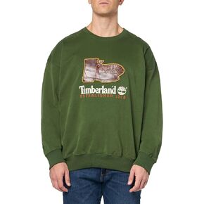 Timberland Men's New Box Fit Badge Crew Neck