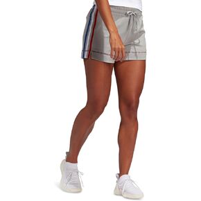 adidas Women's Drawstring Shorts (Solid Grey, X-Large)