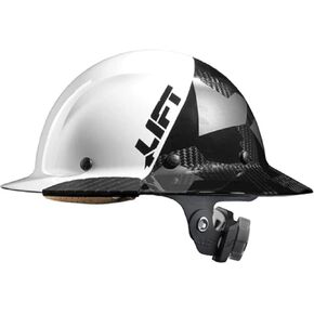 DAX Carbon Fiber Full Brim 50-50 (White/Black Camo)