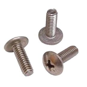 Small Parts 18-8 Stainless Steel Machine Screw, Plain Finish, Truss Head, Phillips Drive, Meets ASME B18.6.3, 3/4" Length, Fully Threaded, #12-24 UNC Threads (Pack of 25)