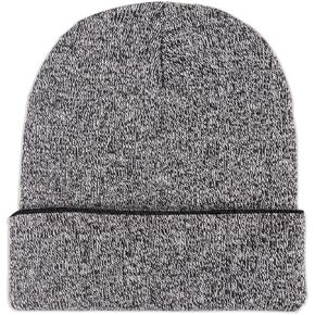 Rosoz 1 & 2 Packs Beanie for Men Women Winter Hats Reversible Soft Warm Cuffed Beanie Knitted Skull Cap Unisex