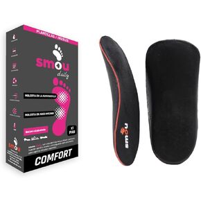Daily - Shoe Inserts for Women | Suitable for High Heels and Sandals | Gel & Memory Foam Insoles for Everyday Use | Relieves Cushion Discomfort | ¾ Insole | Women's Size 4.5-6 US (16,3 cm)