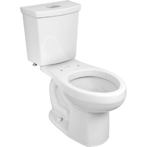 American Standard 2886218.020 H2Option Two-Piece Toilet, Elongated Front, Chair Height, Dual Flush, White, 0.92 - 1.28 gpf