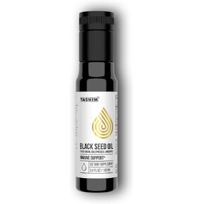 Ethiopian Black Seed Oil - Cold Pressed Black Seed Oil for Immune Support, High Potency 21% Thymoquinone Skin & Hair Health - Unrefined Black Cumin Seed Oil Rich with Thymoquinone - Vegan, Gluten-Free, Halal - 250ml