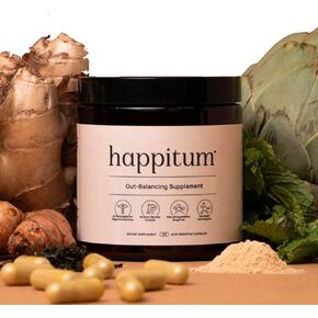 Happitum™: GI-Formulated & GI-Recommended Gut Calming Supplement for Bloating & Digestion Support, Natural Ingredients