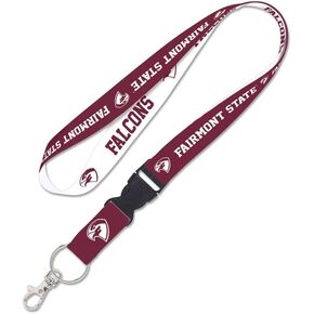 Fairmont State Lanyard | Two Tone Style | Falcons | Official Licensed Product