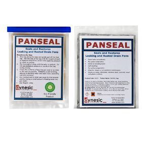 طقم Panseal 1 جالون لطلاء HVAC ومانع التسرب، طقم إصلاح وإصلاح وحماية من الإيبوكسي الصناعي، نظام مانع للتسرب متعدد المكونات للخدمة الشاقة لخزانات تخزين المواد الكيميائية وأوعية الصرف