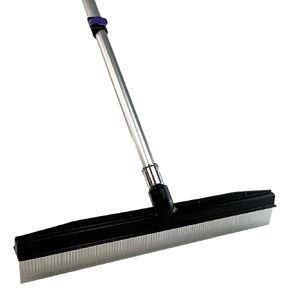 Room Groom Carpet Rake Set (Original and PET) Telescoping 54" Adjustable Handle, Portable Design, Carpet Brush Ideal for Pet Hair, Refreshing High Pile Carpets, Rugs, and Artificial Turf, (Pack of 2)