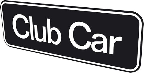 Drive-up Name Plate for Club Car Tempo Emblem Black Gold for Golf Cart-7.72" X 2.68" in Saudi Arabia