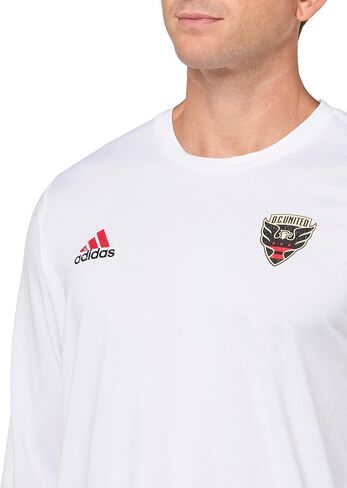 adidas Men's D.c. United Long Sleeve Pre-game T-shirt in Saudi Arabia