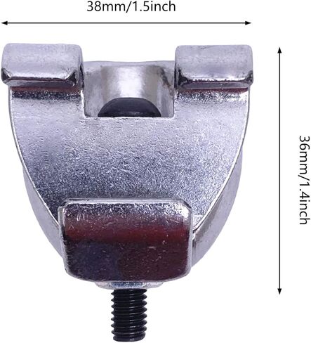 Bass Drum Hoop Mount Clamp Percussion Hoop Clamp Cowbell Holder Clamp Tom Drum Hoop Clamp for Cowbell Jam Block Tambourine Cymbal Mounted Holder Percussion Accessories in Saudi Arabia