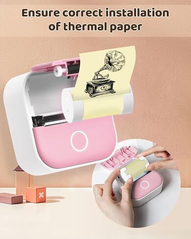 T02 Mini Sticker Printer Thermal Paper, M02L White Non-Sticky Paper, Compatible With Memoking, Memoqueen, Phomemo T02 Pocket Printer, Black On White Paper, 53mm x 3.5m, 3 Rolls, Keep for 10 Years in Saudi Arabia